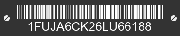 2006 FREIGHTLINER Columbia 1FUJA6CK26LU66188 VIN decoded
