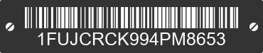2009 FREIGHTLINER Coronado 1FUJCRCK994PM8653 VIN decoded