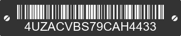 2009 FREIGHTLINER XC-L Lowered Rail Rear Engine Motor Home Chassis 4UZACVBS79CAH4433 VIN decoded