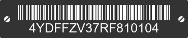 2024 FUZION Fuzion 4YDFFZV37RF810104 VIN decoded