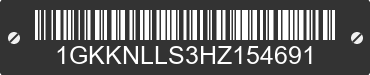 2017 GMC Acadia 1GKKNLLS3HZ154691 VIN decoded
