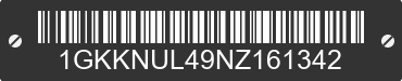2022 GMC Acadia 1GKKNUL49NZ161342 VIN decoded