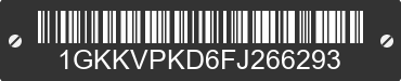 2015 GMC Acadia 1GKKVPKD6FJ266293 VIN decoded