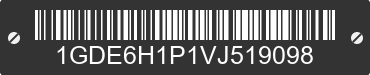 1997 GMC C6 1GDE6H1P1VJ519098 VIN decoded