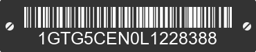 2020 GMC Canyon 1GTG5CEN0L1228388 VIN decoded