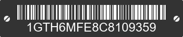 2012 GMC Canyon 1GTH6MFE8C8109359 VIN decoded