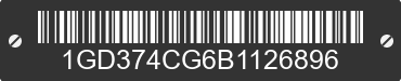 2011 GMC Savana 1GD374CG6B1126896 VIN decoded