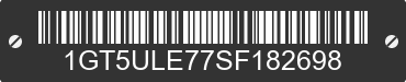 2025 GMC Sierra HD 1GT5ULE77SF182698 VIN decoded