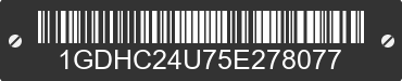 2005 GMC Sierra 1GDHC24U75E278077 VIN decoded