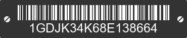 2008 GMC Sierra 1GDJK34K68E138664 VIN decoded
