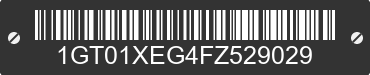 2015 GMC Sierra 1GT01XEG4FZ529029 VIN decoded
