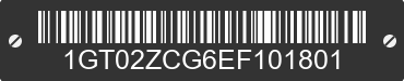 2014 GMC Sierra 1GT02ZCG6EF101801 VIN decoded