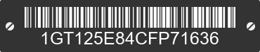 2012 GMC Sierra 1GT125E84CFP71636 VIN decoded