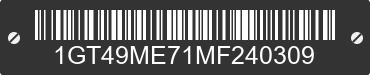 2021 GMC Sierra 1GT49ME71MF240309 VIN decoded