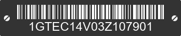 2003 GMC Sierra 1GTEC14V03Z107901 VIN decoded