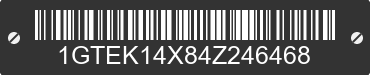 2004 GMC Sierra 1GTEK14X84Z246468 VIN decoded