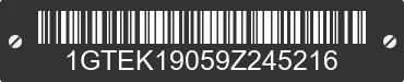 2009 GMC Sierra 1GTEK19059Z245216 VIN decoded