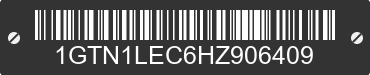 2017 GMC Sierra 1GTN1LEC6HZ906409 VIN decoded