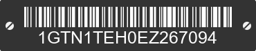 2014 GMC Sierra 1GTN1TEH0EZ267094 VIN decoded