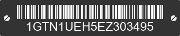 2014 GMC Sierra 1GTN1UEH5EZ303495 VIN decoded