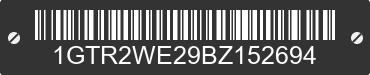 2011 GMC Sierra 1GTR2WE29BZ152694 VIN decoded