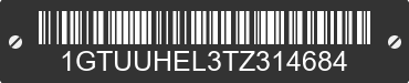 2026 GMC Sierra 1GTUUHEL3TZ314684 VIN decoded