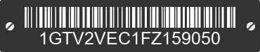 2015 GMC Sierra 1GTV2VEC1FZ159050 VIN decoded