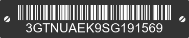 2025 GMC Sierra 3GTNUAEK9SG191569 VIN decoded