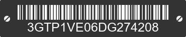 2013 GMC Sierra 3GTP1VE06DG274208 VIN decoded
