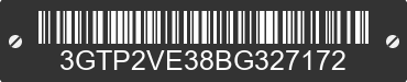 2011 GMC Sierra 3GTP2VE38BG327172 VIN decoded