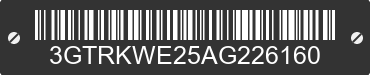 2010 GMC Sierra 3GTRKWE25AG226160 VIN decoded