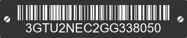 2016 GMC Sierra 3GTU2NEC2GG338050 VIN decoded