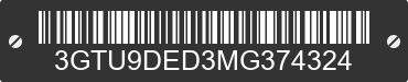 2021 GMC Sierra 3GTU9DED3MG374324 VIN decoded