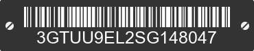 2025 GMC Sierra 3GTUU9EL2SG148047 VIN decoded