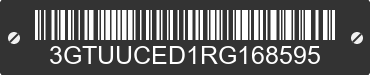 2024 GMC Sierra 3GTUUCED1RG168595 VIN decoded