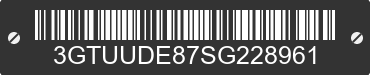 2025 GMC Sierra 3GTUUDE87SG228961 VIN decoded