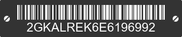 2014 GMC Terrain 2GKALREK6E6196992 VIN decoded