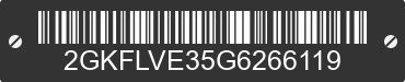 2016 GMC Terrain 2GKFLVE35G6266119 VIN decoded