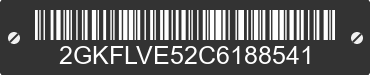 2012 GMC Terrain 2GKFLVE52C6188541 VIN decoded