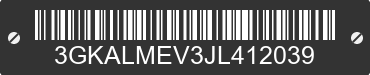 2018 GMC Terrain 3GKALMEV3JL412039 VIN decoded