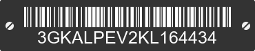 2019 GMC Terrain 3GKALPEV2KL164434 VIN decoded