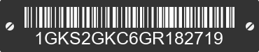2016 GMC Yukon XL 1GKS2GKC6GR182719 VIN decoded