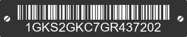 2016 GMC Yukon XL 1GKS2GKC7GR437202 VIN decoded