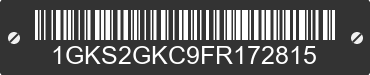 2015 GMC Yukon XL 1GKS2GKC9FR172815 VIN decoded