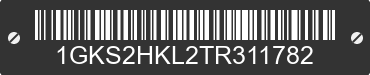 2026 GMC Yukon XL 1GKS2HKL2TR311782 VIN decoded