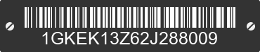 2002 GMC Yukon 1GKEK13Z62J288009 VIN decoded