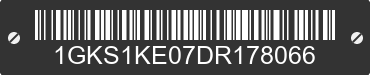 2013 GMC Yukon 1GKS1KE07DR178066 VIN decoded