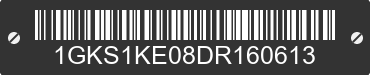 2013 GMC Yukon 1GKS1KE08DR160613 VIN decoded