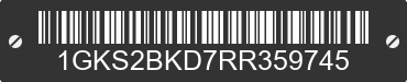 2024 GMC Yukon 1GKS2BKD7RR359745 VIN decoded
