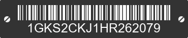 2017 GMC Yukon 1GKS2CKJ1HR262079 VIN decoded